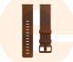 Fitbit Versa - Accessory Band - Leather/Cognac - Small
