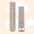 Garmin Quick Release Bands (20 mm) - Gray Suede with Rose Gold Hardware